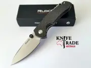 Ruike P671-CB Folding Pocket Knife G10/Carbon Handle Sandvik 14C28N Blade EDC