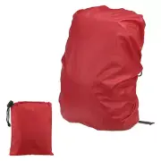 30-40L Backpack Rain Cover with Drawstring Bag, M, Red Checkered