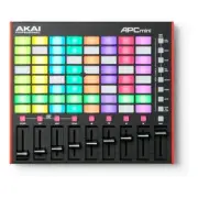 Controller Disc Jockey Akai APC Mini Mkii Black and Red