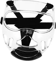 Abaodam Taekwondo Headgear Detachable Face Protector Comfortable Sparring Gear for Karate and Wrestling Removable Shield for Easy Cleaning Adult