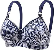 [Generic] Women S Sports Bras Shaping Cup Adjustable Shoulder Strap Large Size Underwire Bra Sports Bras with Cups