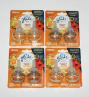 (8) GLADE PLUGINS SCENTED OIL REFILLS HAWAIIAN BREEZE AIR FRESHENER