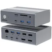Comsol Dual Monitor USB-C 14 Port Docking Station