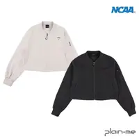 在飛比找momo購物網優惠-【plain-me】NCAA 女款短版MA1外套 NCAA1