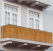 Outdoor Fence 2ft 3ft 4ft 5ft 6ft Patio Fence Garden Fence Natural Reed Fence Custom Size Fencing Decorative Bamboo Fencing Easy to Cut for Outdoor Yard Patio Flower Bed Edge(H2*L13ft(61 * 400cm))