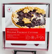 Williams-Sonoma Holiday Piecrust Cutters Tree Snowflake Reindeer Sleighing Santa