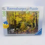 Ravensburger Puzzle Pathway to Autumn 500 pc USED 14 905 6 Large Piece Format