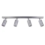 Outdoor Adjustable Bar Spot Light - 4 Heads - GU10 - Titanium