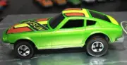 CUSTOM 1976 Hot Wheels Z Whiz Datsun GREEN - Fairlady Z - 240z