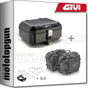 GIVI CASE CANYON DLM30B + SIDE CASE CANYON GRT720 HONDA CB 500 X 2015 15 2016 16