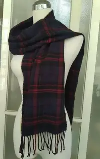在飛比找Yahoo!奇摩拍賣優惠-日本專櫃 無印良品 羊毛織花圍巾.