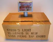 Strohs Light Beer Tap Handles Lot of 10 Shorty Picnic Tap Handles Sealed Box NOS
