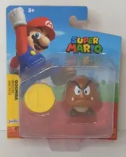 Super Mario: Goomba Figure with Coin - 2.5" Figure Jakks Pacific NEW 2021