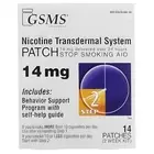 GSMS Nicotine Patch Step 2 14mg 14 PATCHES Exp 07/2026