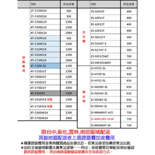 SHARP夏普541公升一級變頻雙門玻璃鏡面冰箱 SJ-GD54V-SL~含拆箱定位+舊機回收