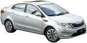Scale Finished Model Car 1:18 Scale for Kia K2 Alloy Die-cast Metal Simulation Mini Car Replica Model Toy Gift Miniature Replica Car(White)