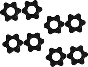 MUELODSIC 8pcs Barbell Clips for Barbells Nut Weight Lifting Screw Collars Dumbbell Nut Screw Collar Fitness Training Accessories