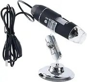 Meichoon 1600X Digital Microscope Electronic Handheld Microscope USB HD Magnifying Camera with 8 LED Lights Compatible with Windows NB03C