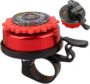 Bike Ring Bell - Bike Horn Bell | Handlebar Chime Compass Cycling Accessory for Commute Road School Sports Camping City Beach Outdoor Mountain Racing Park Kids