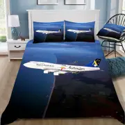 Ansett 747-400 Sydney Olympics Livery Doona / Duvet Cover and 2 Pillow Slips