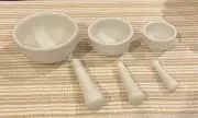 Vintage Lillian Vernon Mortal And Pestle 3 PCs Set