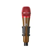 Telefunken M80 Custom Dark Wood/Red Dynamic Microphone
