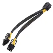 8Pin PCIe Splitter Power Cable PCI-e 8Pin Female to Dual 8 (6+2)Pin Male Adapter