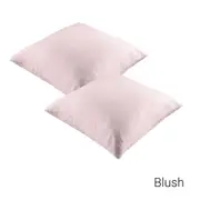Pair of 100% Linen European Pillowcases by Vintage Design Homewares