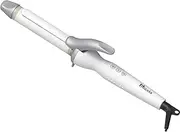 Professional Curling Iron Ceramic Tourmaline Long Barrel for waves, Ionic Hair Curler Cool Tip, Temperature Control, Auto Shut Off, Dual Voltage Fast Heating for Salon, Home, Travel 1 inch