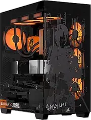 CORSAIR 3500X Call of Duty®: Black Ops 6 Edition Mid-Tower ATX PC Case – Panoramic Tempered Glass, Spacious Interior, ASUS BTF and MSI Project Zero Reverse Motherboard Compatible, No Fans Included