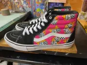 Vans Skate Sk8-Hi Fuchsia Fedora Dice Flame Size US 9.5 Men New VN0A5FCCBLM Rare