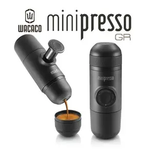 【WACACO】Minipresso 迷你濃縮咖啡機 GR/NS型號 時尚黑