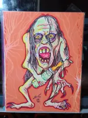 MONSTER ART PRINT BARBARIAN HORROR MOTHER WEIRDO FREAK SCHERES