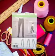 Simplicity Women's Pants Sewing Pattern #2860 Amazing Fit Slim Average Curvey