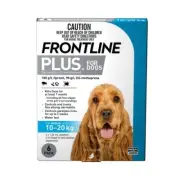 Frontline Plus for Medium Dogs 10-20kg Blue Flea Lice & Tick Treatment 6 pack