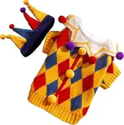 Dog Sweater Hat - Kitten Hat Sweater - Small Dog Sweaters Warm Soft Pet Clothes for Fall Winter for Kitten Puppy