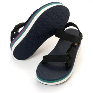 TEVA W FLATFORM UNIVERSAL PETRO-織帶涼鞋 女款 厚底涼鞋 1013653-BLK