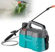 Labymos Electric Garden er 2 Gallon with 2-Pattern Nozzle, Built-in 2600mAh Battery, Pump er with Adjustable Shoulder Strap Auto Lock for Lawn, Yard, Cleaning