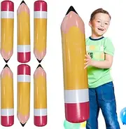 Inflatable Crayons - Giant Pencil Balloon for, Pencil for Kids Classroom Prizes Favors Graduation Supplies Photo Props