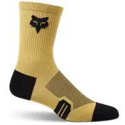 6” Fox Ranger Sock. Daffodil. Size S/M.