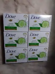 Dove Go Fresh Touch Beauty 6 Bars Cucumber 4.75oz/134.66g