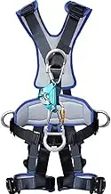 High-altitude working safety belt,outdoor five-point full-body safety belt with chest ascender,leg quick buckles and waistband,climbing harness with D-rings,fall arrest safety harnesses