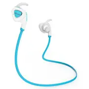 Bluedio Q5 Wireless Bluetooth Headsets V4.1 Stereo Earphone In Ear Earbud Sports Sweatproof Headset Support APP Noisy Reduction - Blue