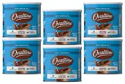6 Cans Ovaltine Rich Chocolate Powdered Flavored Drink Mix Hot Cold Milk 18 oz