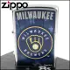 ◆斯摩客商店◆【ZIPPO】美系~MLB美國職棒大聯盟-國聯-Milwaukee Brewers密爾瓦基釀酒人隊 NO.29971