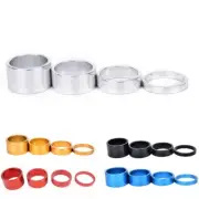 4x/set Aluminum Alloy Fit 28.6mm Front Fork Stem Washers Bicycle Headset Spacers