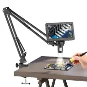 Rievbcau Flexible Microscope Arm Stand adjustable Metal Bracket Coin Microscope