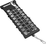 Parliky Golf Score Counter Portable Golfing Clicker with Hanging Chain for Easy Carrying Accessory for Golf Enthusiasts Durable and Reusable Design for All Skill Levels