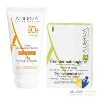 在飛比找蝦皮商城優惠-A-DERMA 艾芙美 燕麥全效極護防曬乳 SPF50+ 4