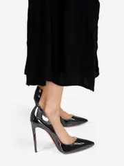 Black So Kate Patent Pumps